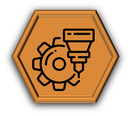 CNC Mill -Level 2 Badge image